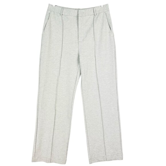 Halara Women's Regular Fit Gray Stretch Work Pants Size Large Straight Leg NWT - Picture 1 of 10